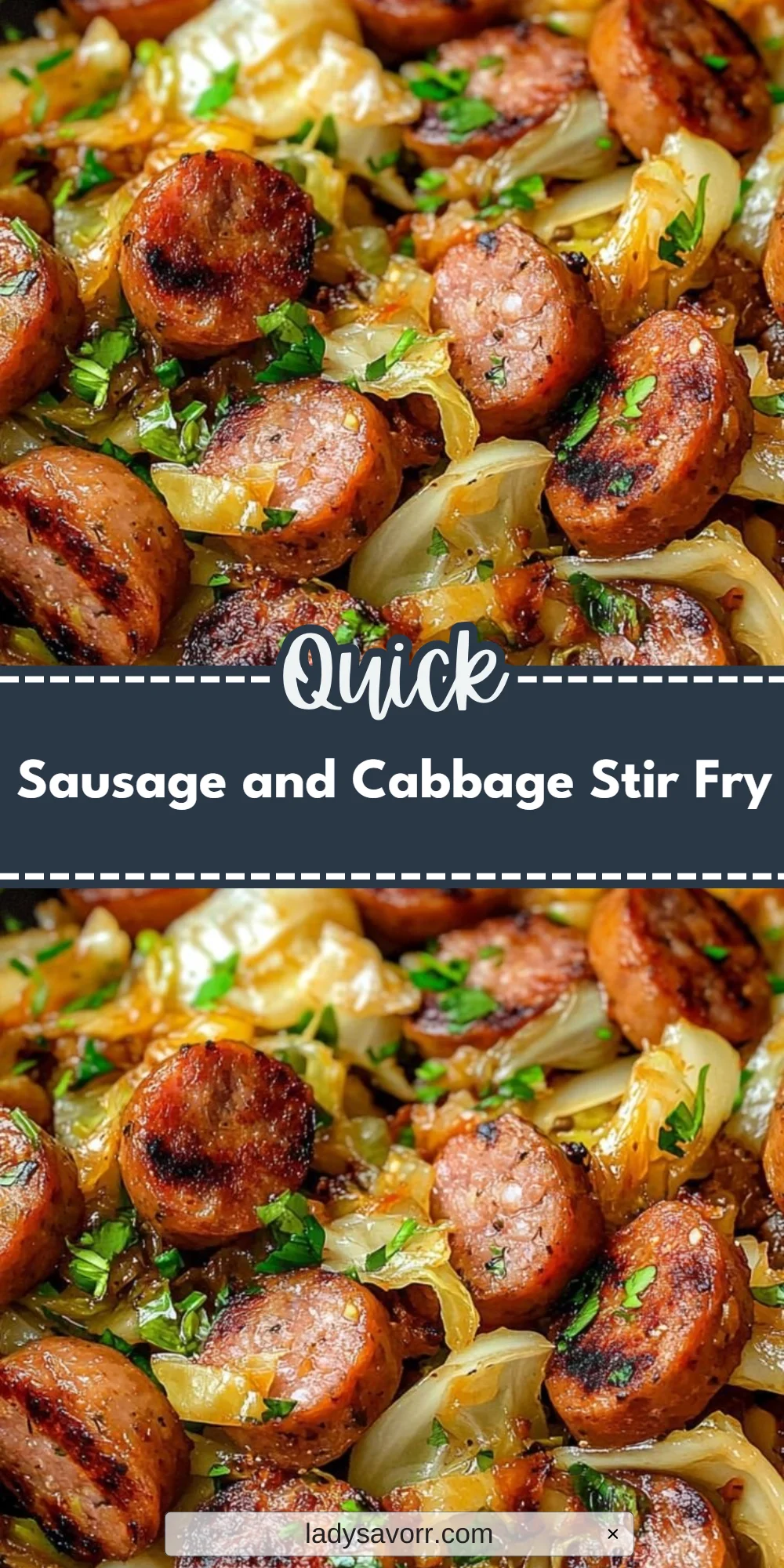 Sausage and Cabbage Stir Fry