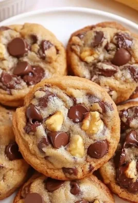 Delicious banana bread chocolate chip cookies baked to perfection