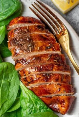 Juicy air fryer chicken breast cooked to perfection