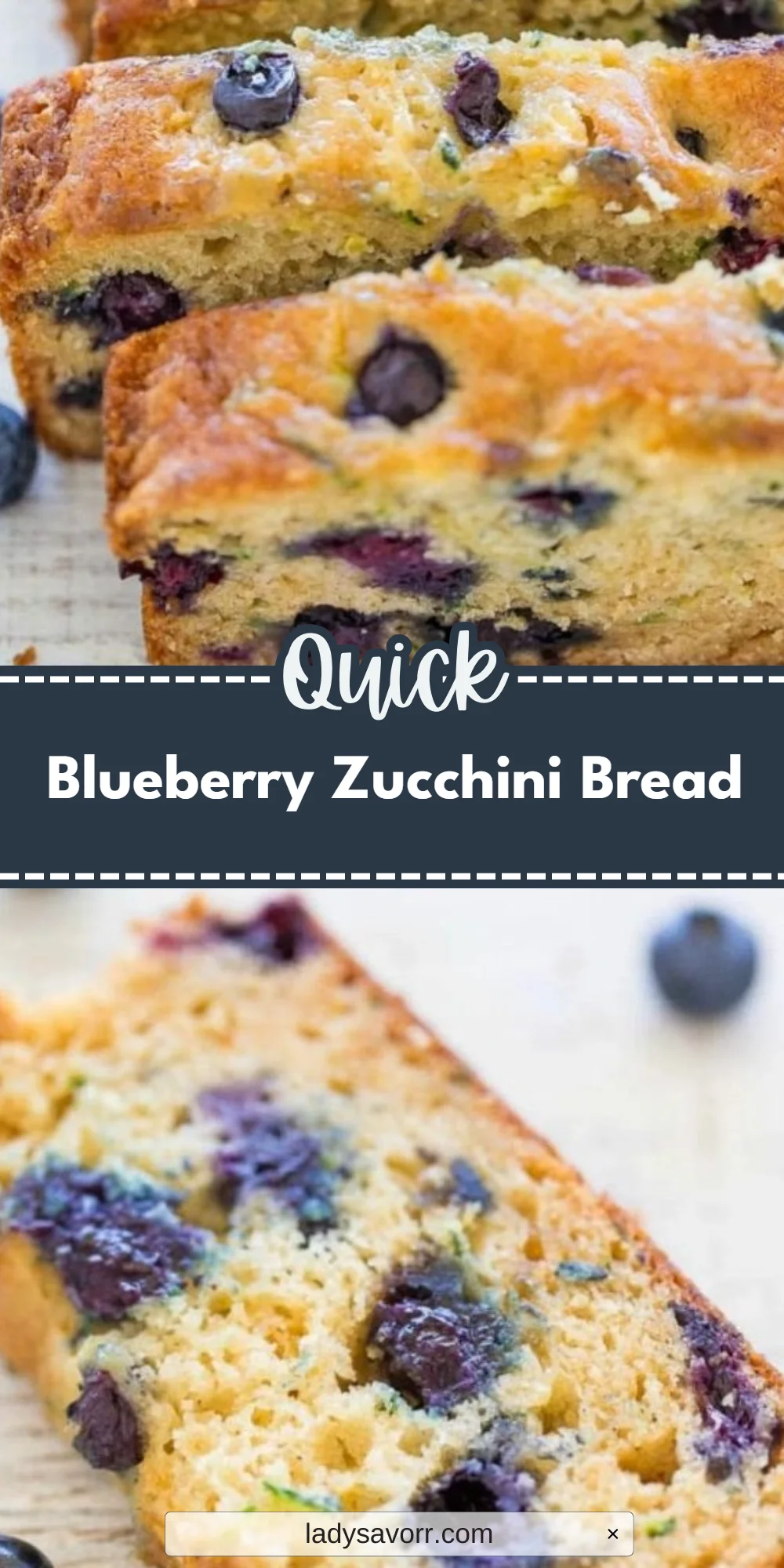 Blueberry Zucchini Bread