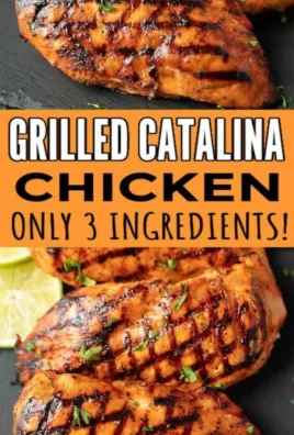 Delicious Catalina Grilled Chicken ready to serve on a plate.