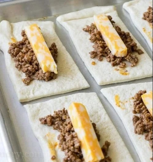 Delicious cheesy taco sticks served on a platter