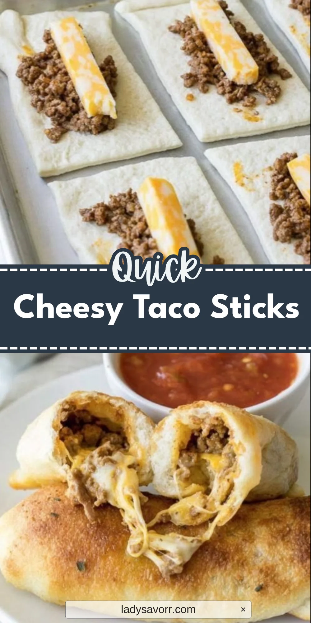 Cheesy Taco Sticks