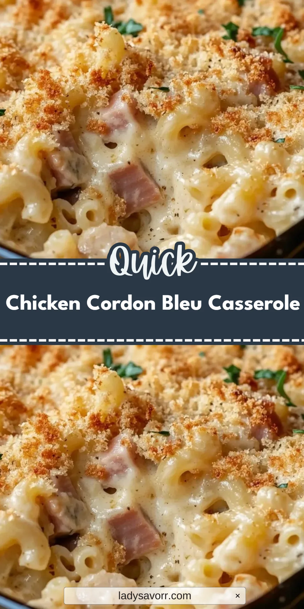 Chicken Cordon Bleu Casserole