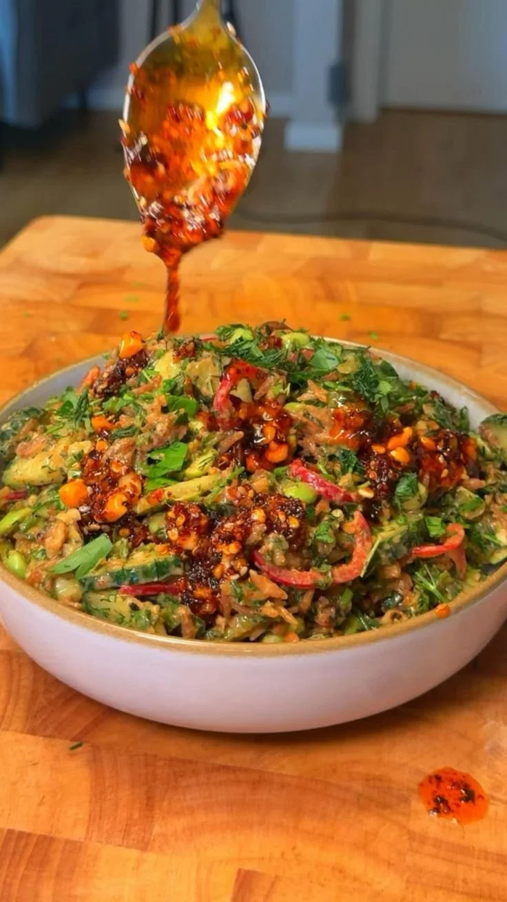 Crispy Rice Salad