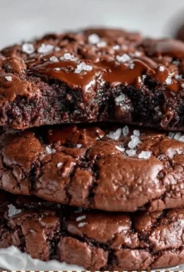 Fudgy gluten-free chocolate cookies on a plate, perfect for dessert lovers.
