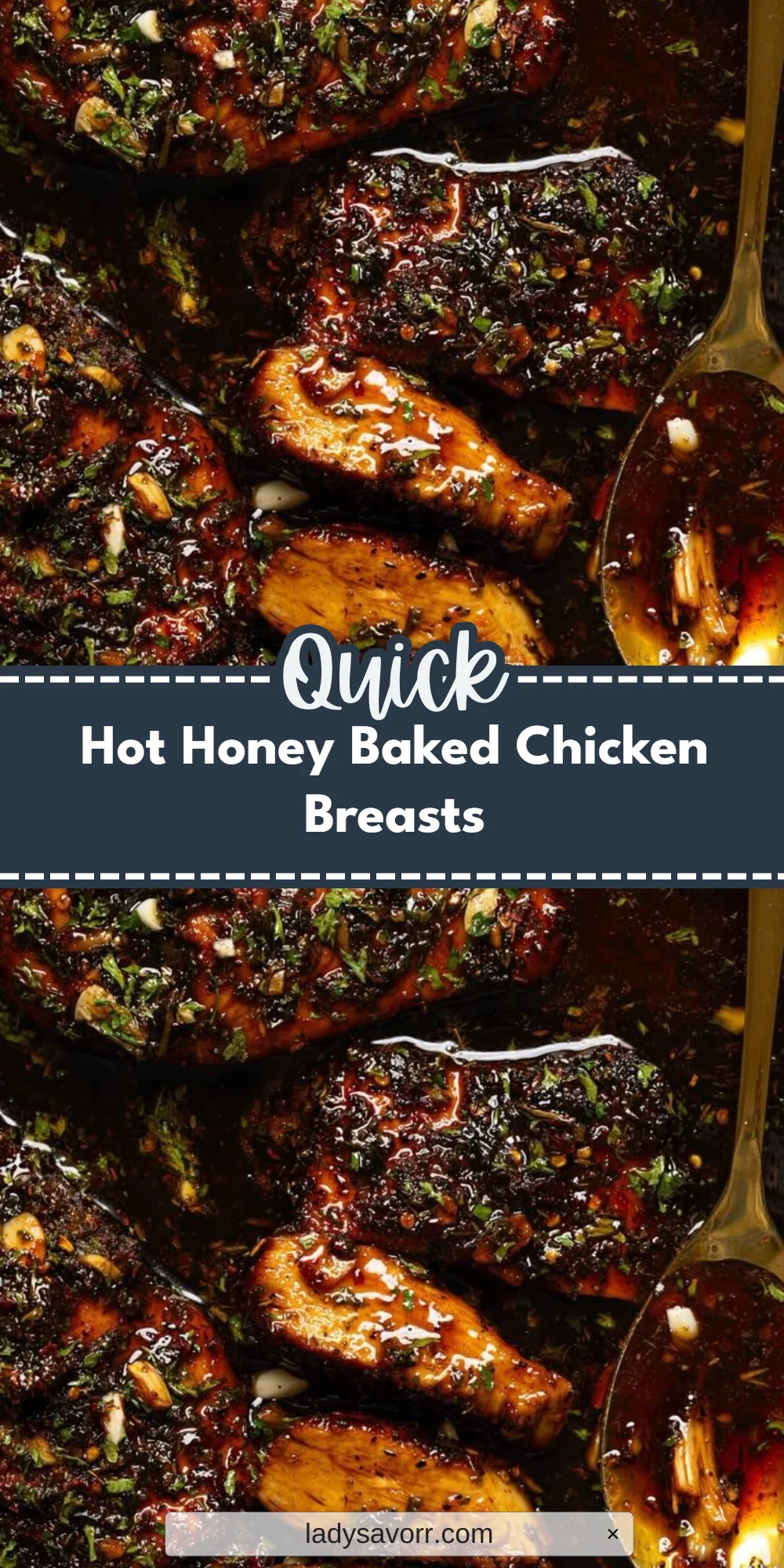Hot Honey Baked Chicken Breasts