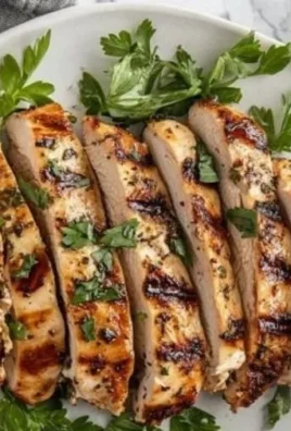 Delicious Italian grilled chicken marinated with herbs and spices