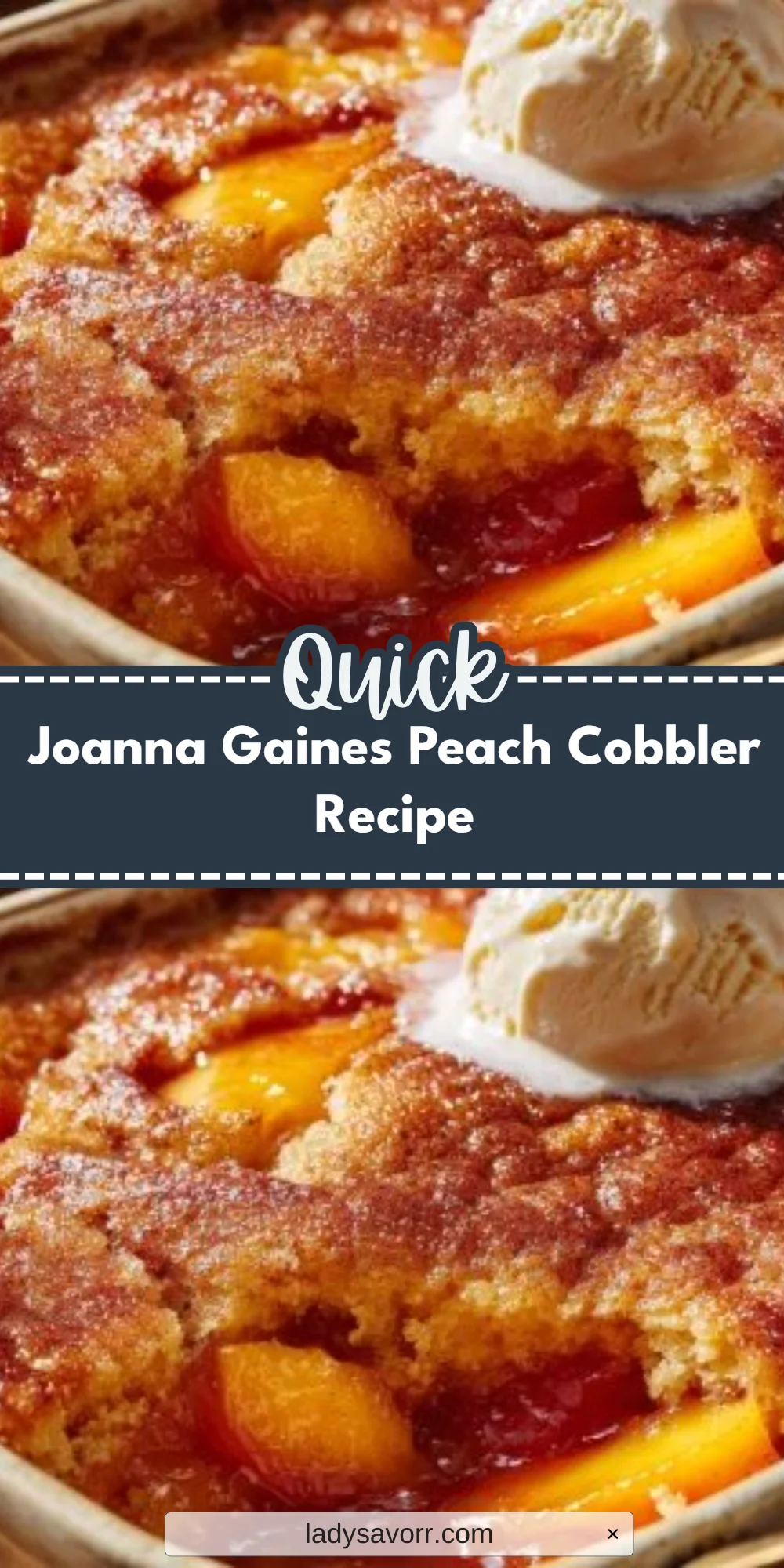 Joanna Gaines Peach Cobbler Recipe
