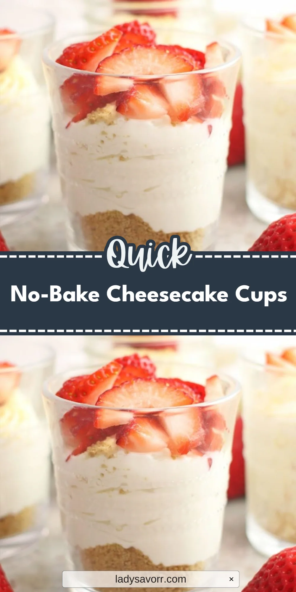 No-Bake Cheesecake Cups