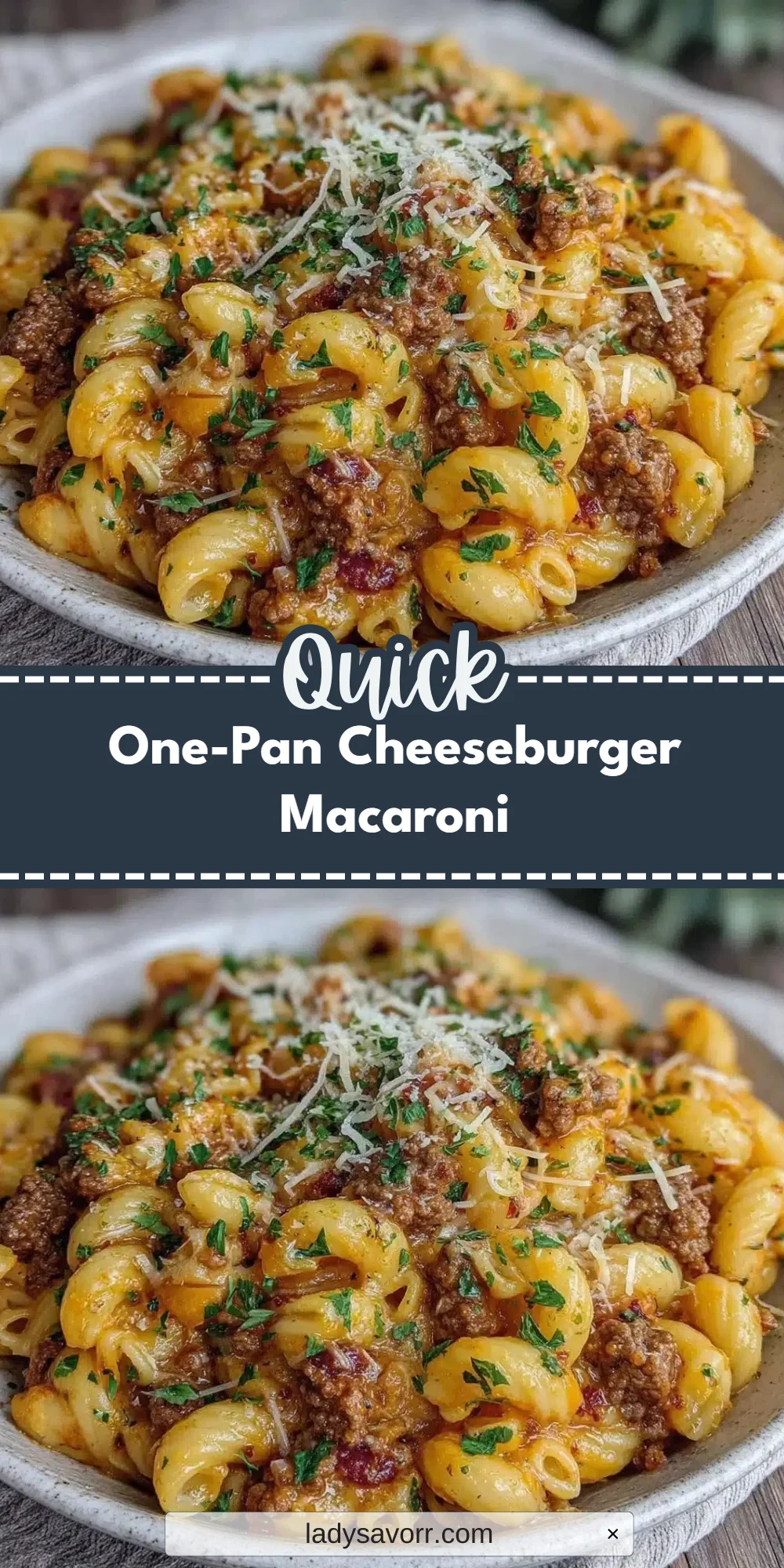 One-Pan Cheeseburger Macaroni