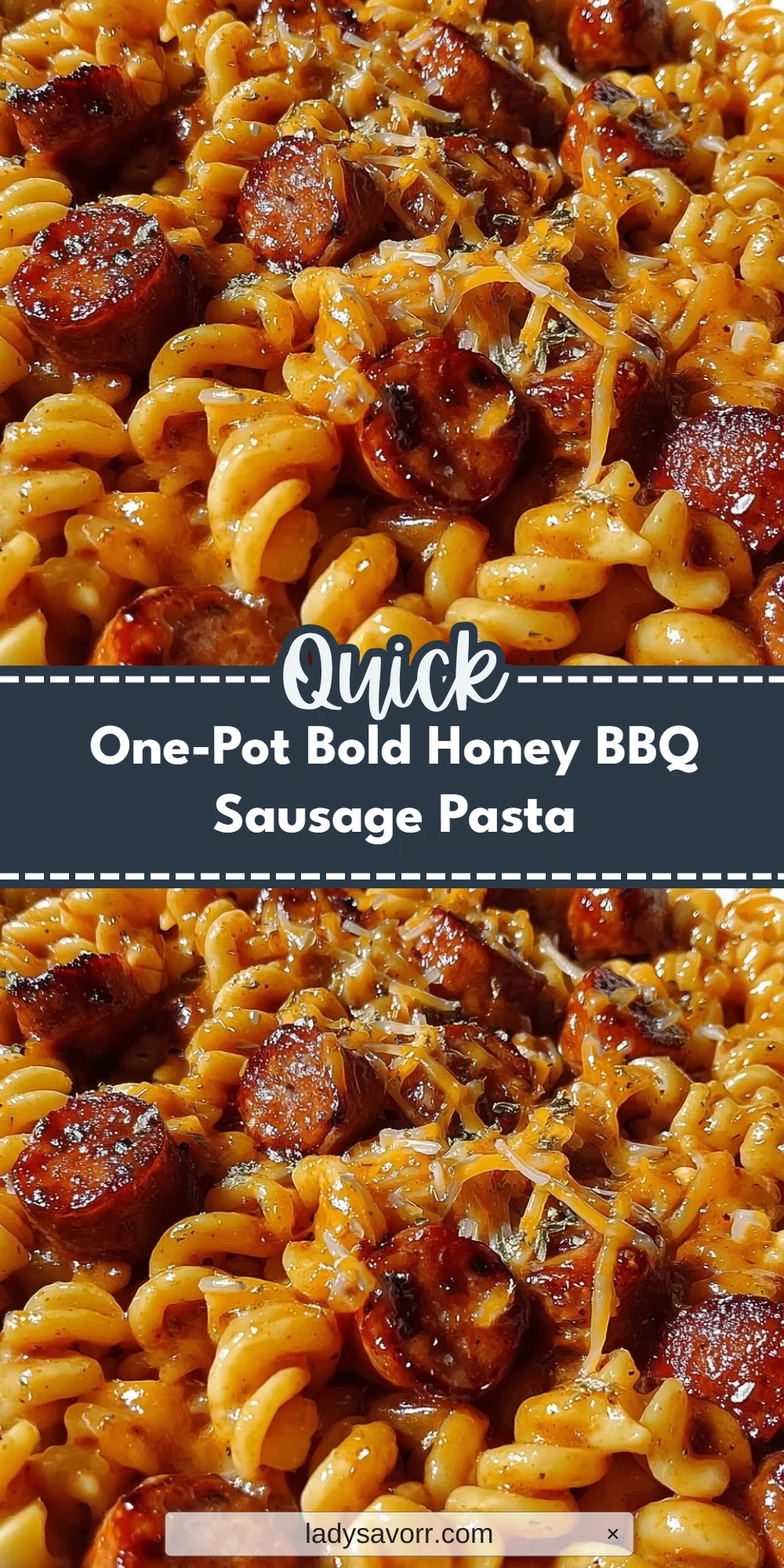 One-Pot Bold Honey BBQ Sausage Pasta