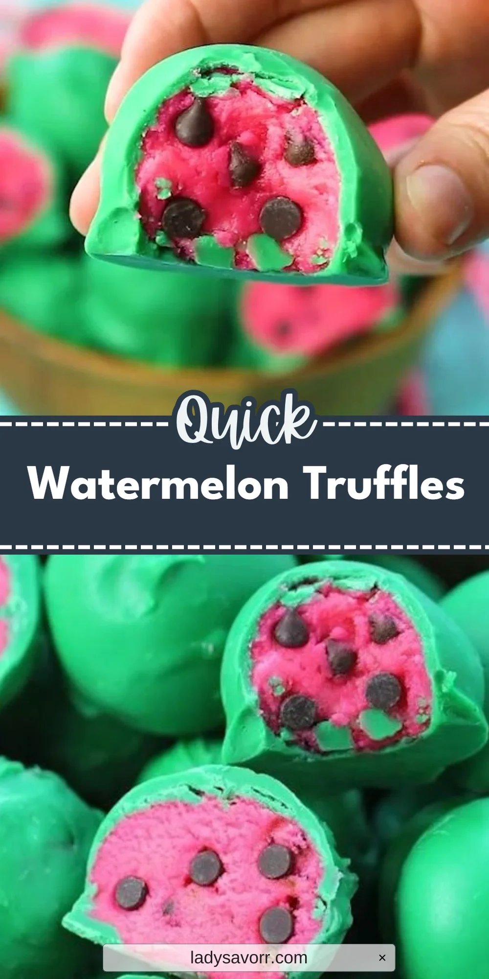 Watermelon Truffles